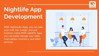 Nightlife App Development Services