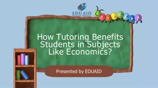 How Tutoring Benefits Students in Subjects Like Economics