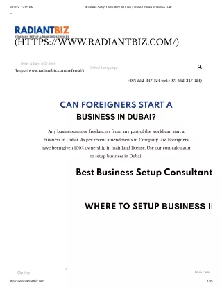 Business Setup Consultant in Dubai