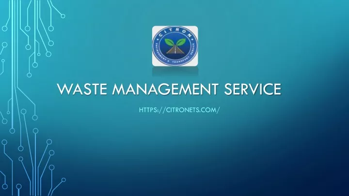 waste management service