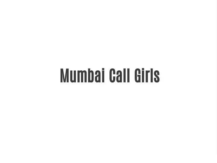 mumbai call girls