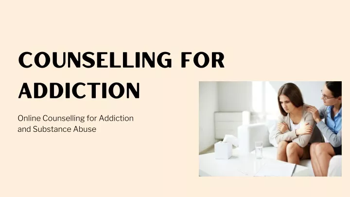 counselling for addiction