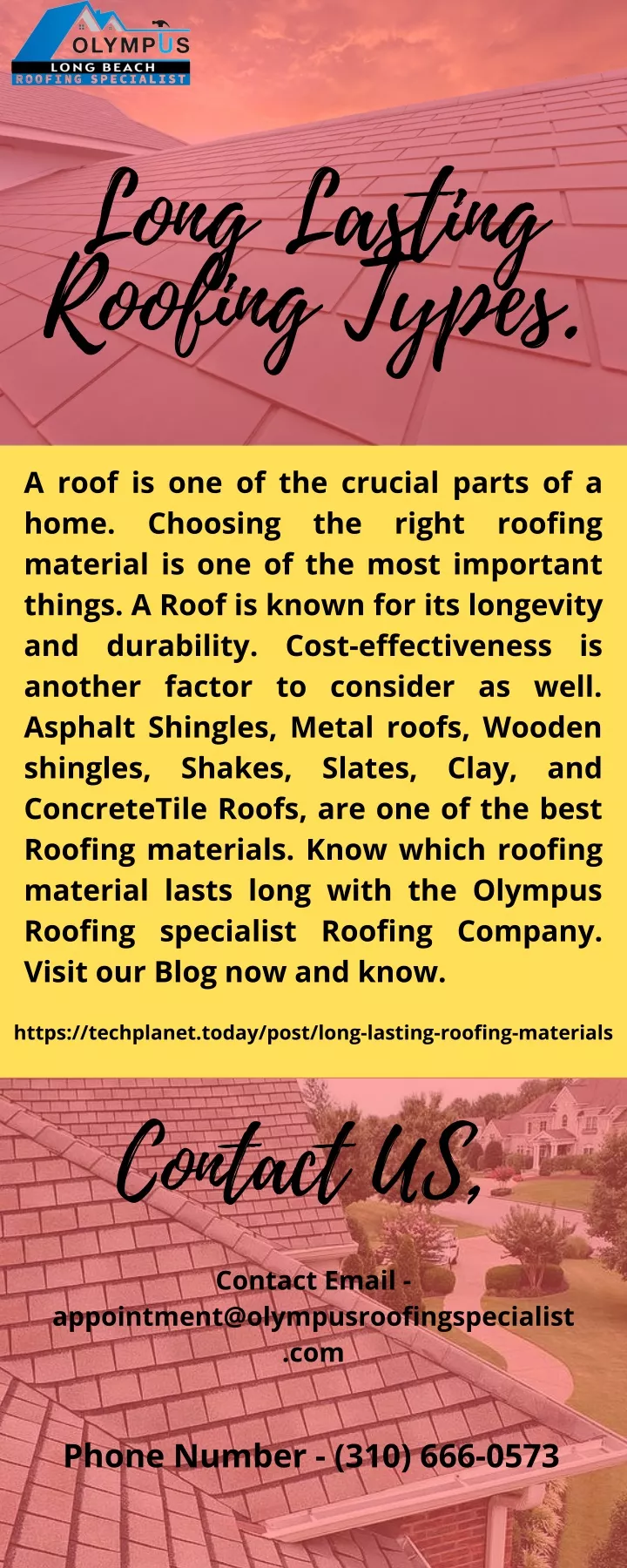 long lasting roofing types