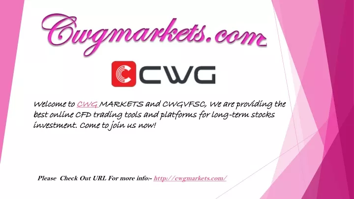 welcome to welcome to cwg best online cfd trading