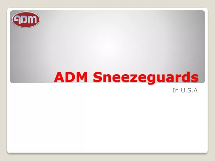 adm sneezeguards