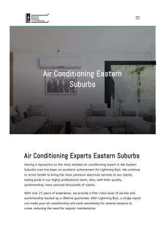Air Conditioning Eastern Suburbs