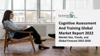 cognitive assessment and training global market