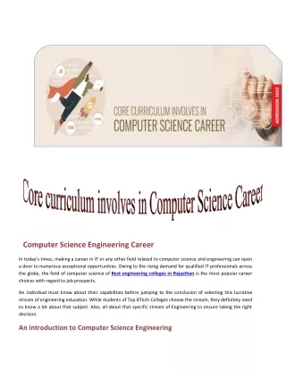 computer science engineering career
