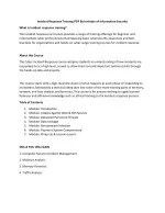 Incident Response Training PDF By Institute of Information Security - slide 1