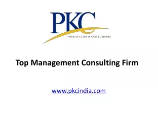 top management consulting firm