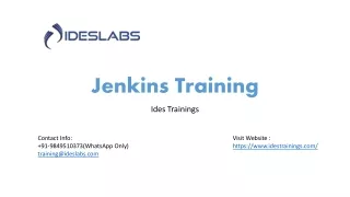jenkins training