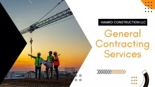 General Contracting Services In California - Hamro Construction LLC