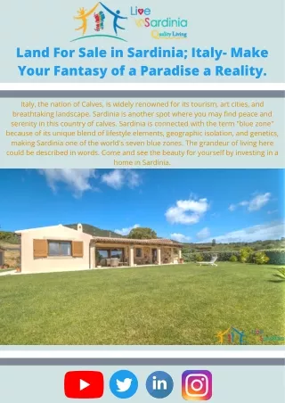 Looking For The Best Real Estate in Sardinia