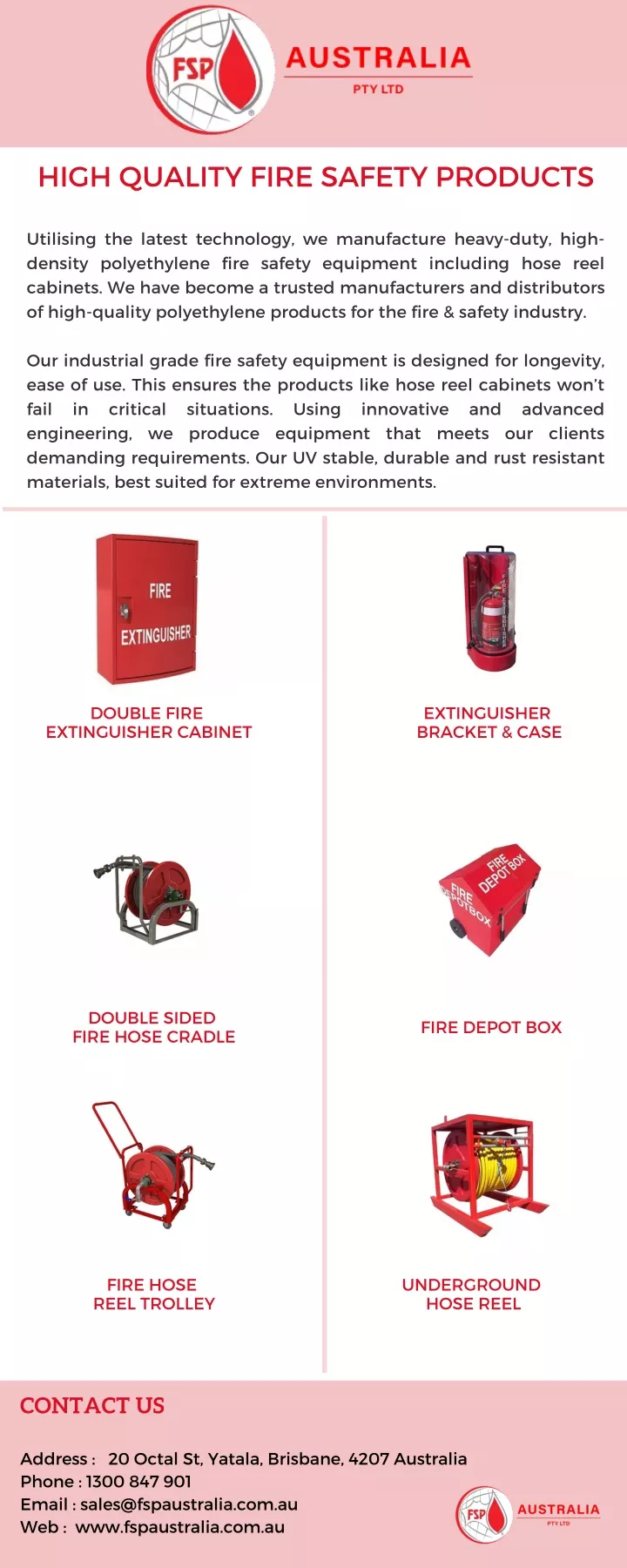 high quality fire safety products utilising