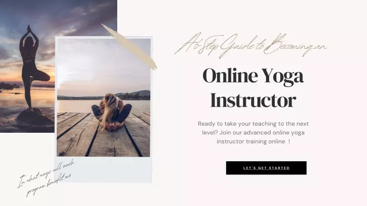 a 6 step guide to becoming an online yoga