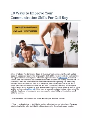 10 ways to improve your communication skills