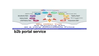 b2b portal service
