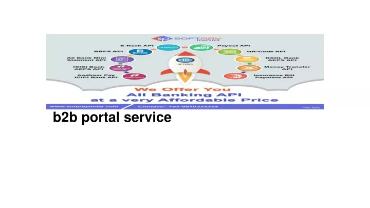 b2b portal service