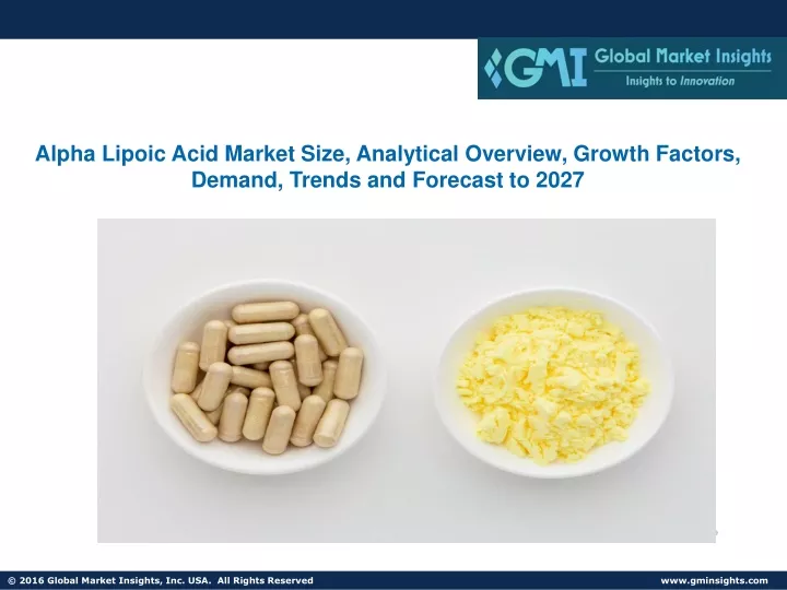 alpha lipoic acid market size analytical overview