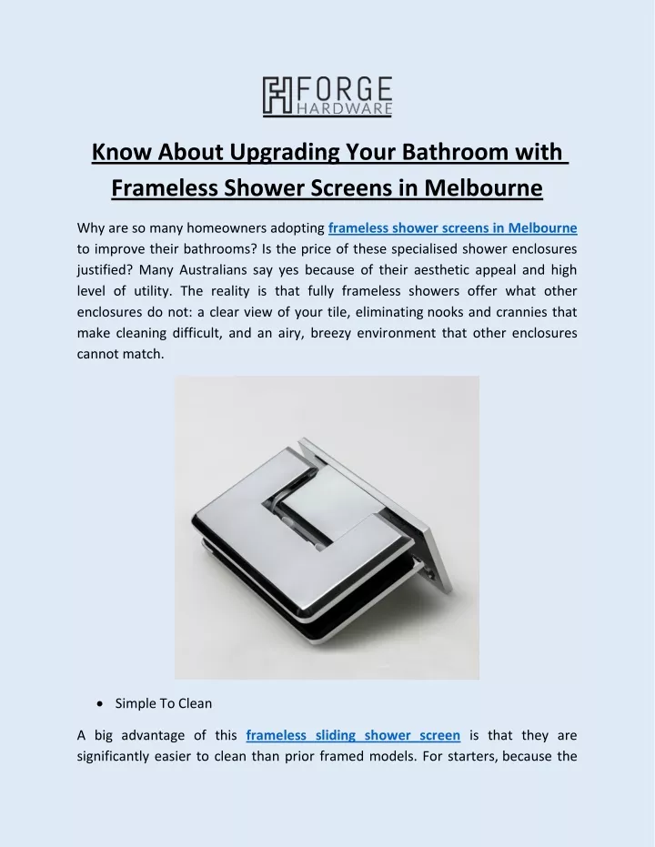 know about upgrading your bathroom with frameless