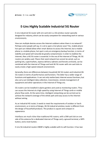 article article e lins com en