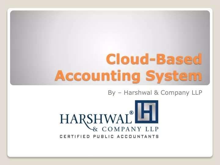 cloud based accounting system