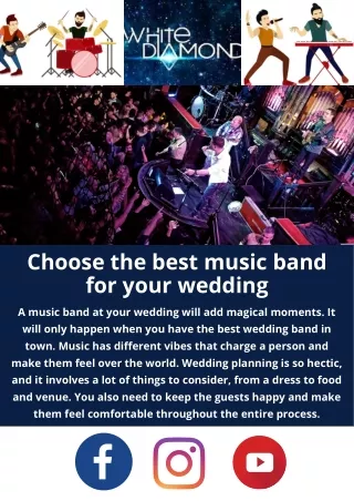 Choose The Best Music Band For Your Wedding