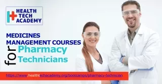 Best School Online for medicines management courses for pharmacy technicians