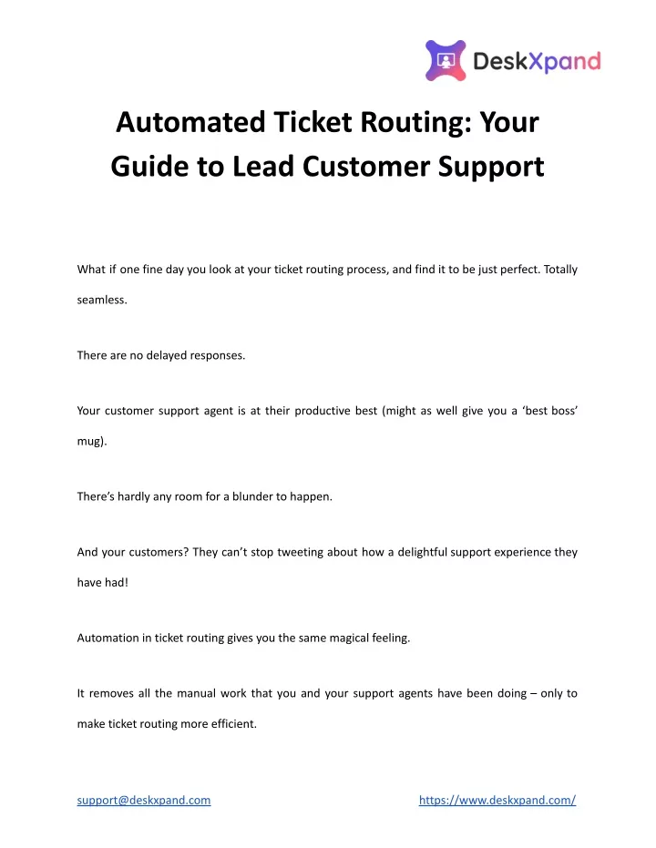 automated ticket routing your guide to lead