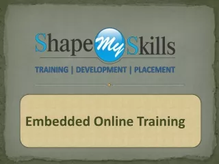 embedded online training