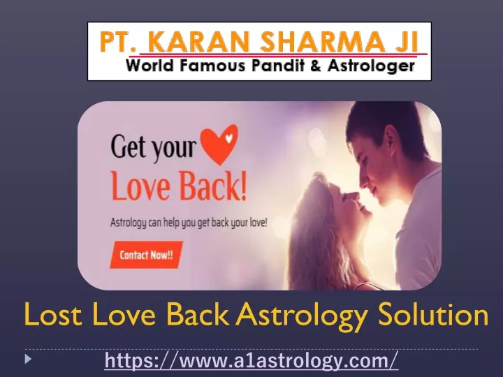 lost love back astrology solution
