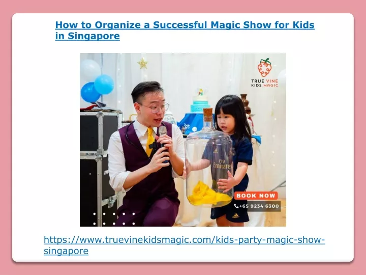 how to organize a successful magic show for kids