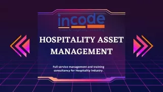 Hospitality Asset Management