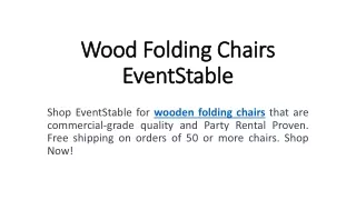 wood folding chairs eventstable