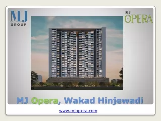 2 bhk flat in wakad at Mj opera