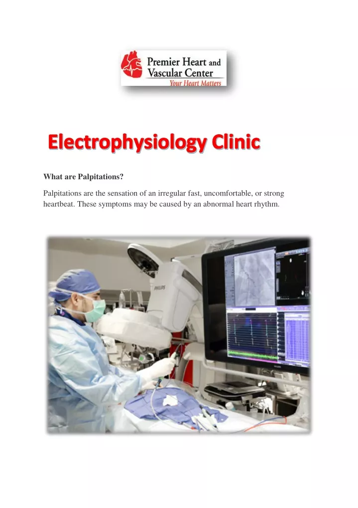 Ppt Electrophysiology Clinic Premier Heart And Vascular Powerpoint Presentation Id11357334 8749