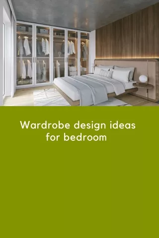 wardrobe design ideas for bedroom