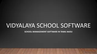 vidyalaya school software
