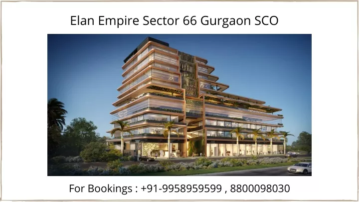 elan empire sector 66 gurgaon sco