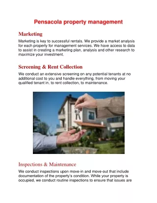 pensacola property management marketing marketing
