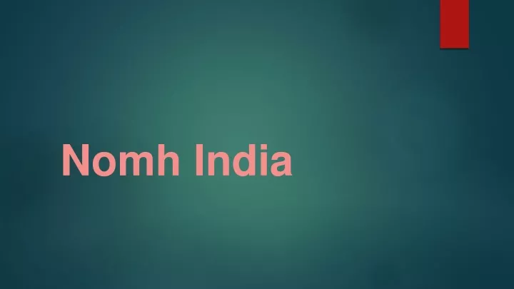 nomh india