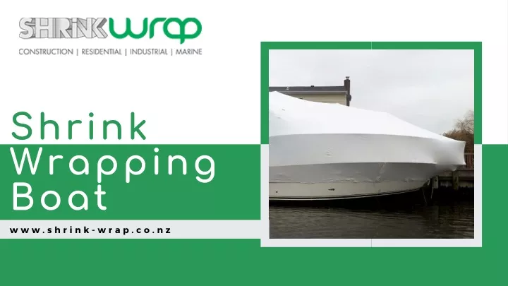 shrink wrapping boat