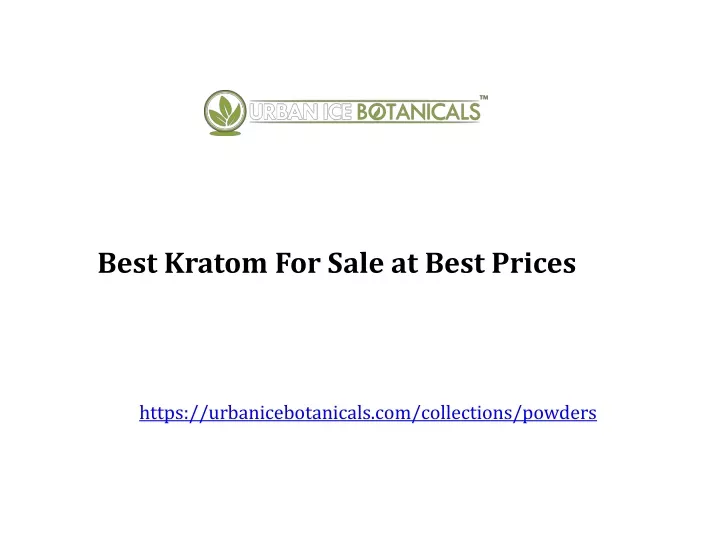 best kratom for sale at best prices