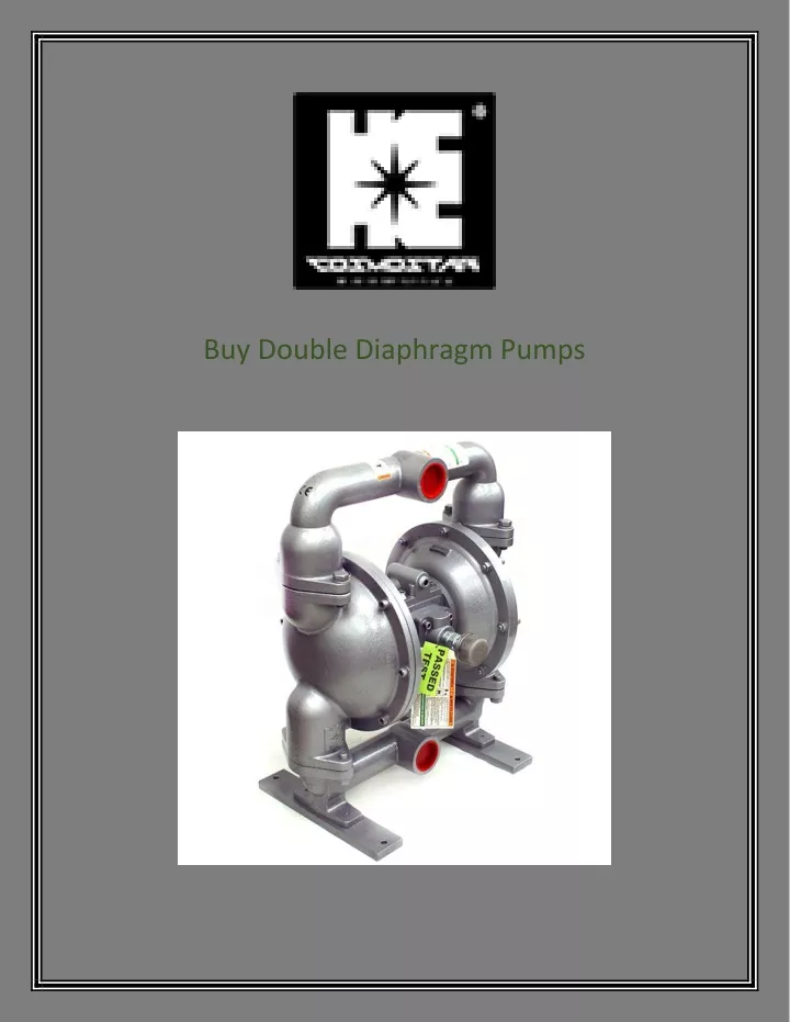 buy double diaphragm pumps