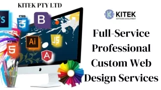 Full-Service Professional Custom Web Design Services