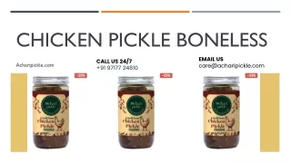 Chicken Pickle Boneless