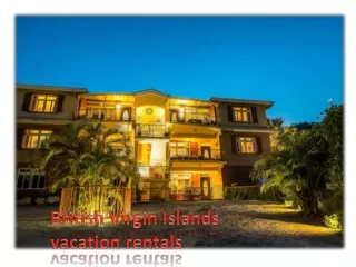 Luxury Homes To Rent In British Virgin Islands