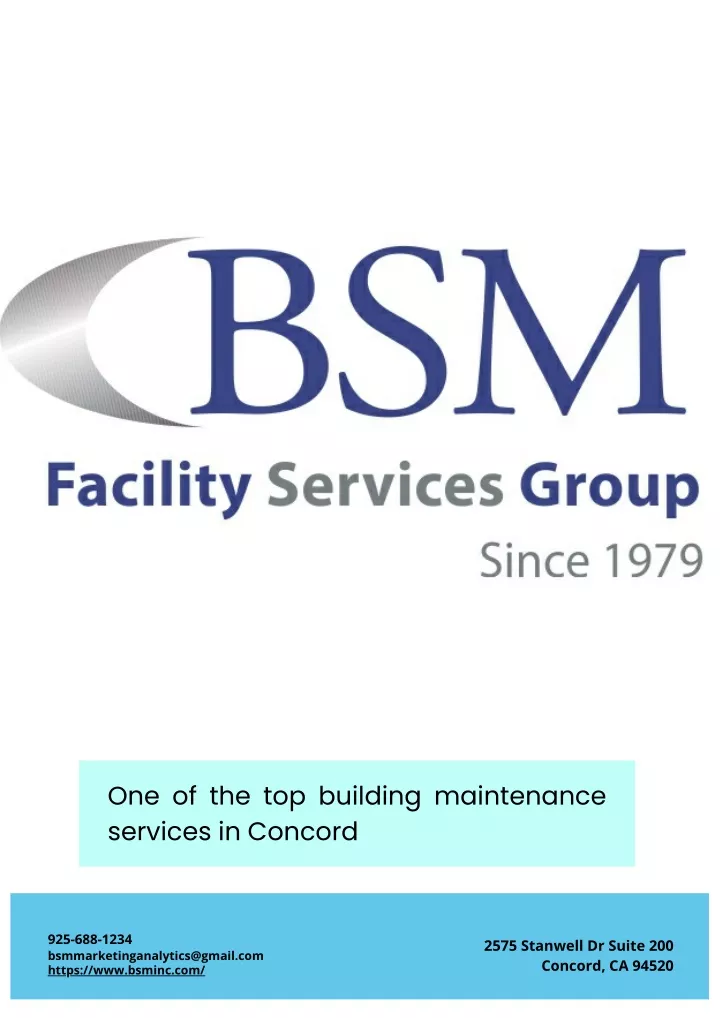 one of the top building maintenance services