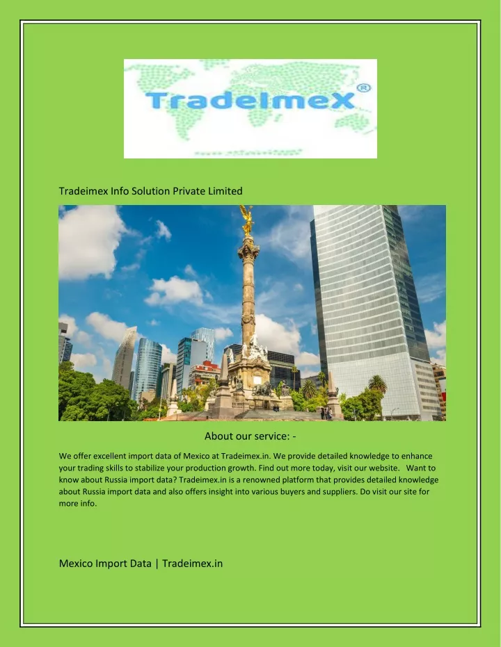 tradeimex info solution private limited