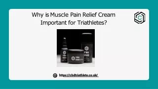 Why is Muscle Pain Relief Cream Important for Triathletes